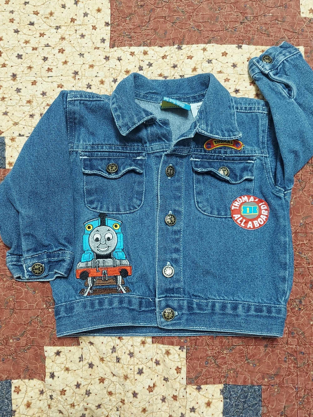 Y2K Thomas & Friends Denim Jean Jacket Size 2T